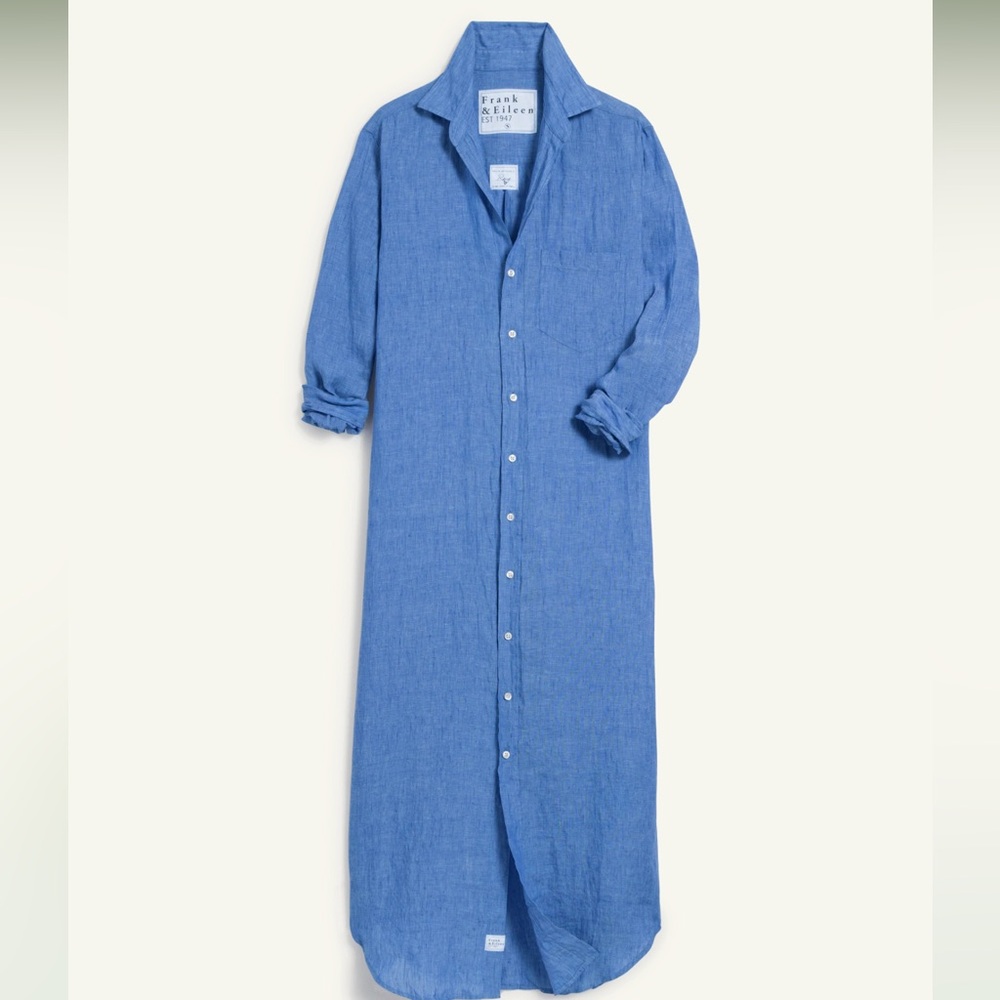 Frank & Eileen Blue Rory dress size Medium, NWOT